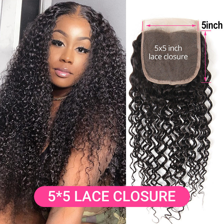 5x5 inch Lace Closures