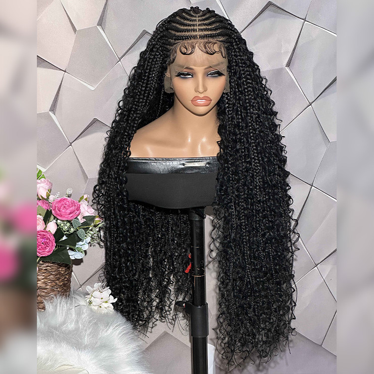 30 Inch Cheap Glueless Lace Front Synthetic Braiding Wigs -Alipearl Hair
