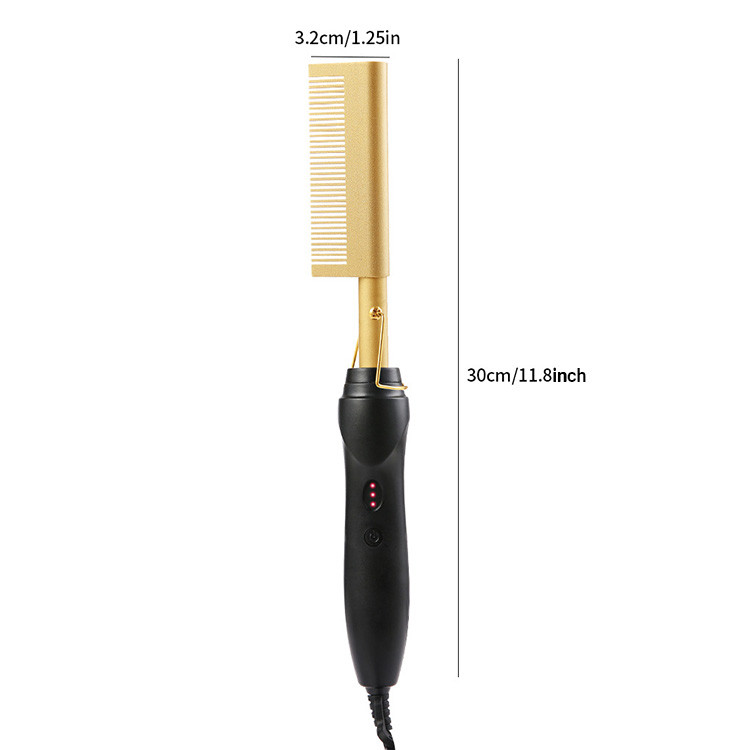 Titanium hot comb outlet