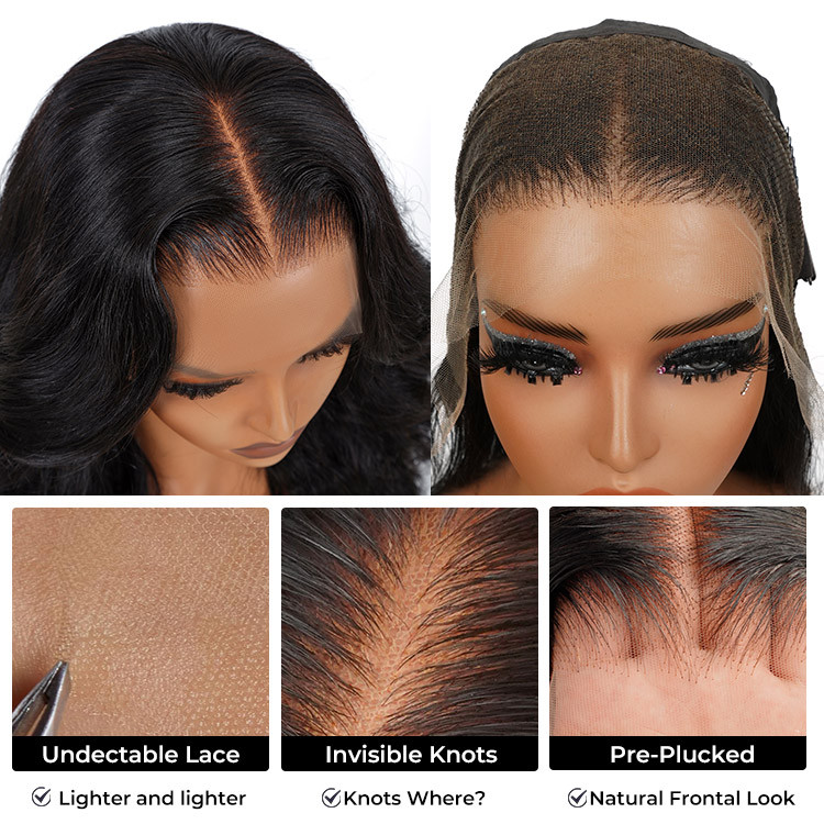 HD Lace Wigs Body Wave New 13x6 Lace Front Wig Realistic Transparent Wig Alipearl Hair