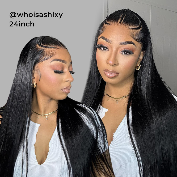 Human hair wigs straight hot sale