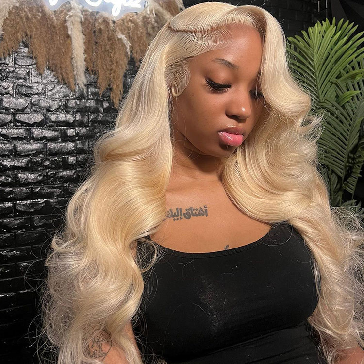 613 Blonde Lace Frontal Wigs Body Wave Human Hair Wigs Alipearl Hair