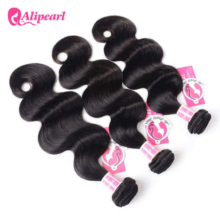 Hot Selling Body Wave Hair 3 Bundles 100 Virgin Peruvian Human Hair Alipearl Hair