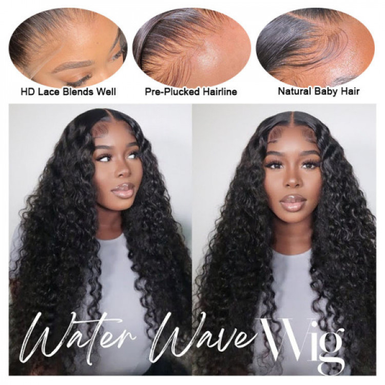 HD Lace Frontal Wigs Invisible Lace Wig Wavy HD Lace Front Wigs