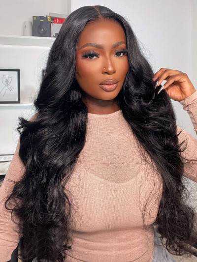 HD Lace Body Wave 13*6 HD Lace Frontal Wig Human Hair New Upgrade Single Knot Wigs