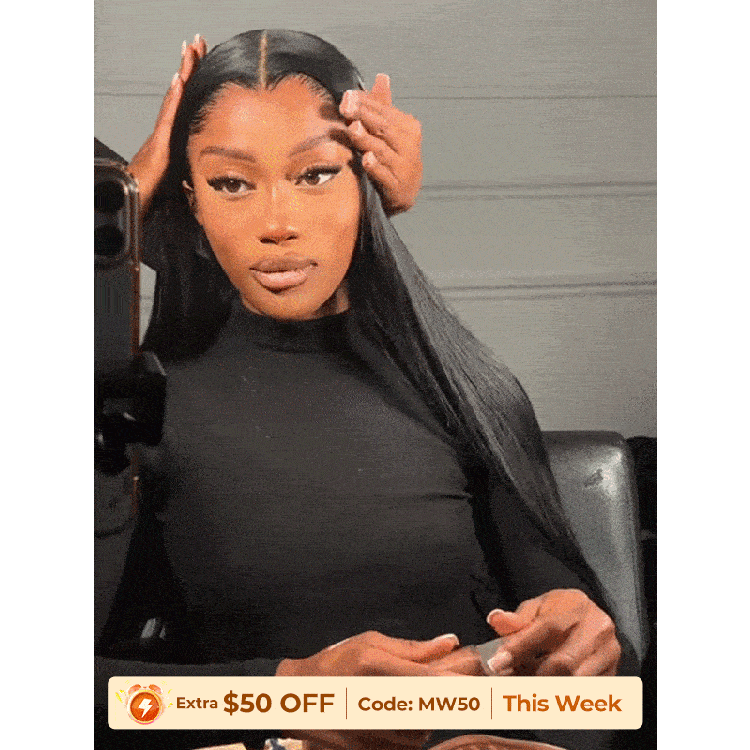 Widow's Peak M Hairline 13x6 HD Lace Front Wig No Baby Hair