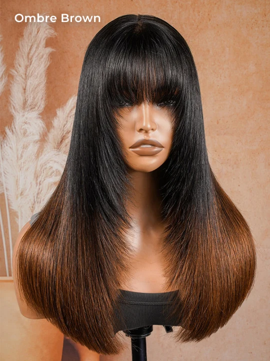  Ombre Brown Bob Wigs