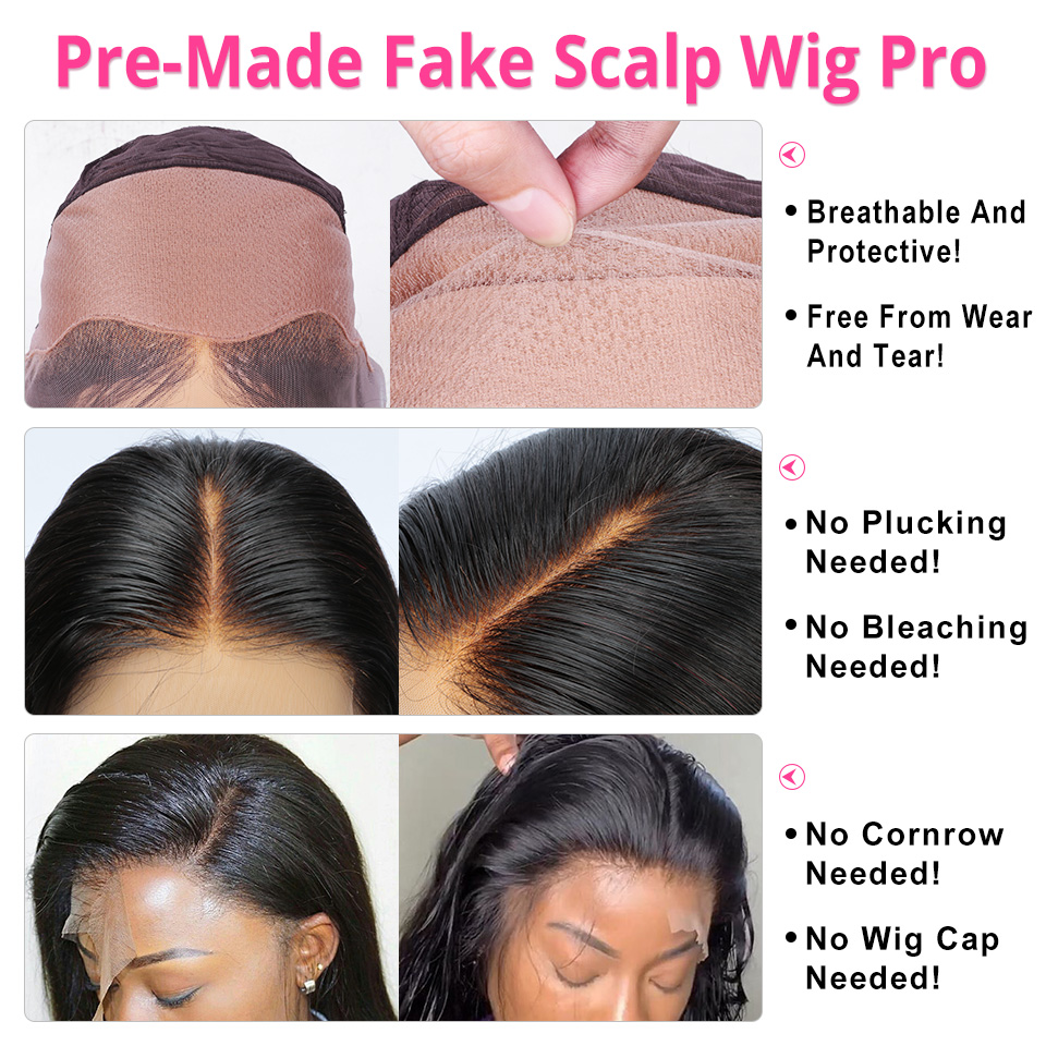 Fake Scalp Wigs