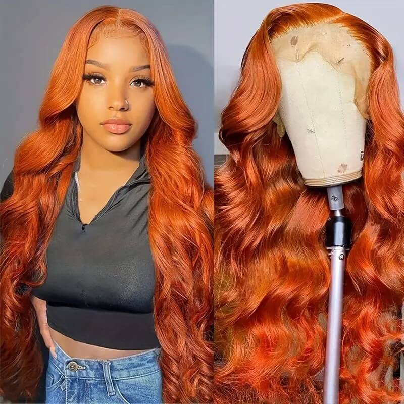Ginger Orange Lace Front Wig