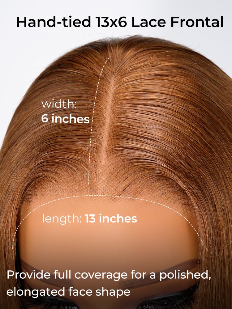 Glueless human hair wig