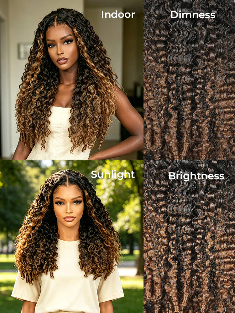 Glueless human hair wig