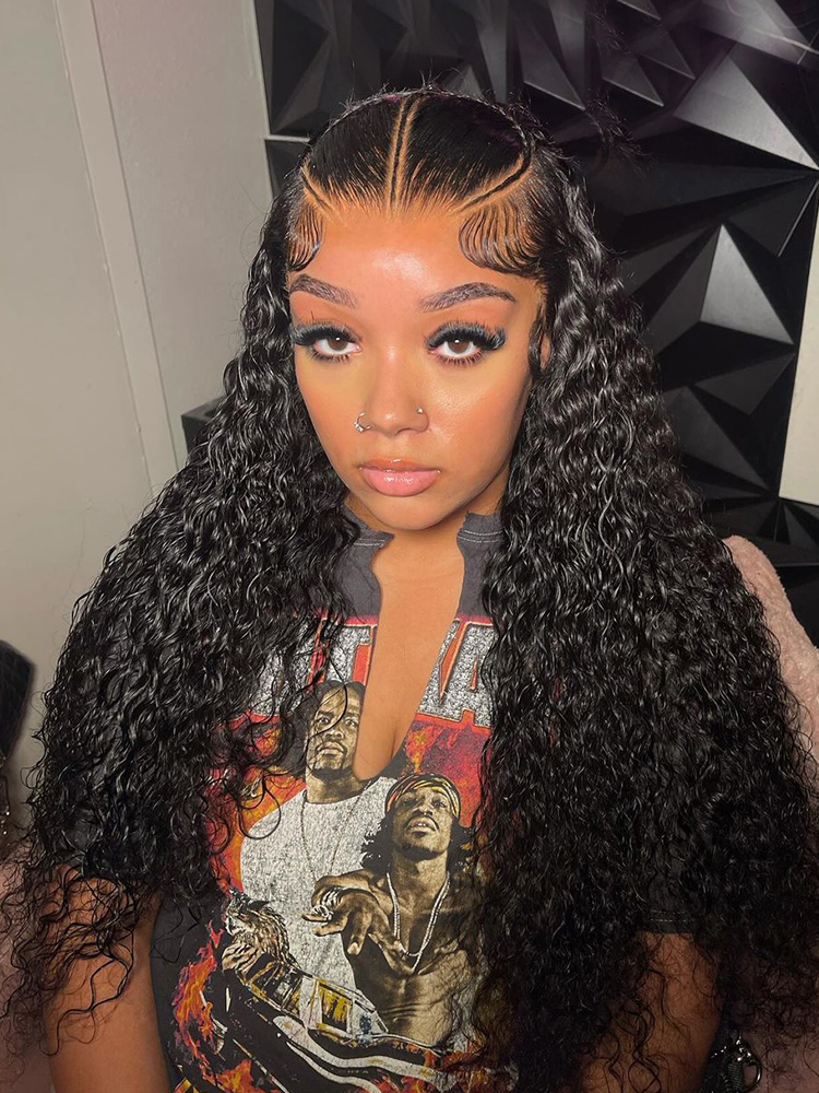 Glueless Lace Frontal Human Hair Wig