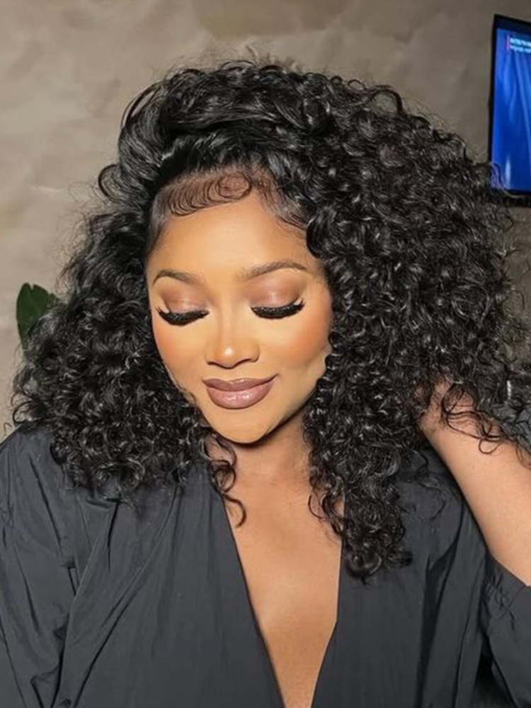 half wig with drawstring