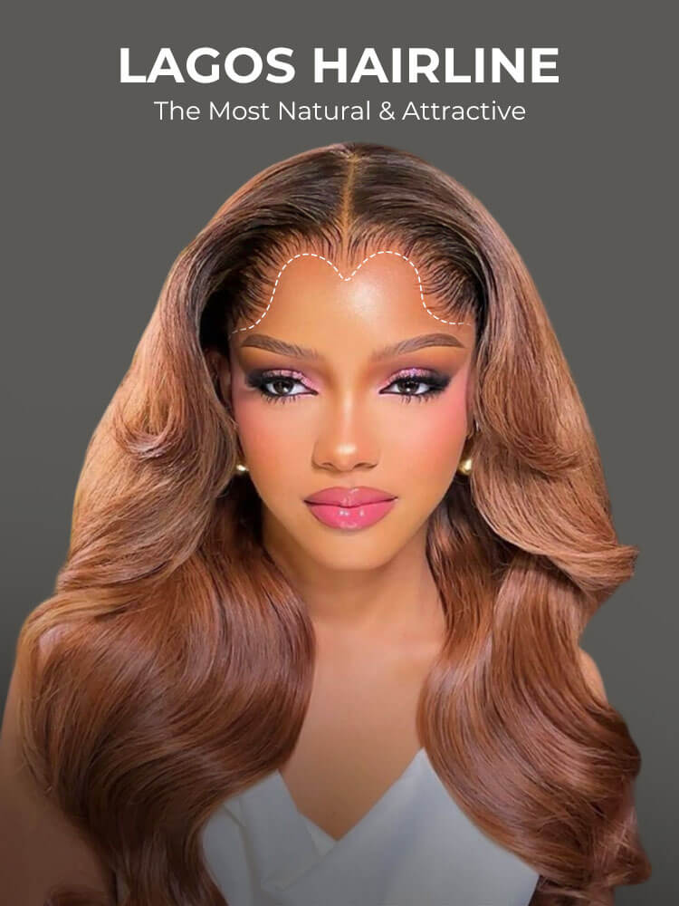 HD Lace Front Wig With Lagos M Hairline 