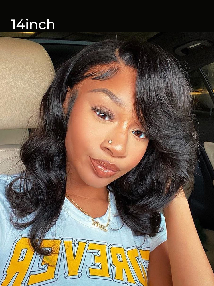 Human Hair Wig with Baby Hair