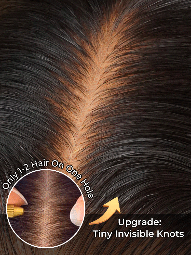 Single Knots with HD transparent lace