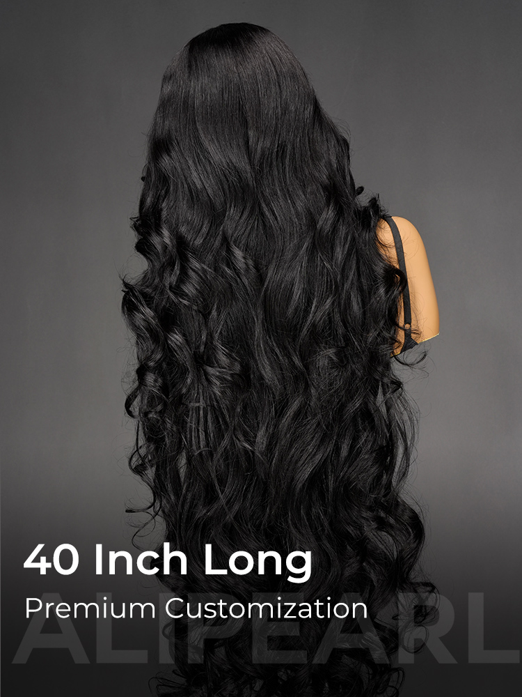 Long Human Hair Wig