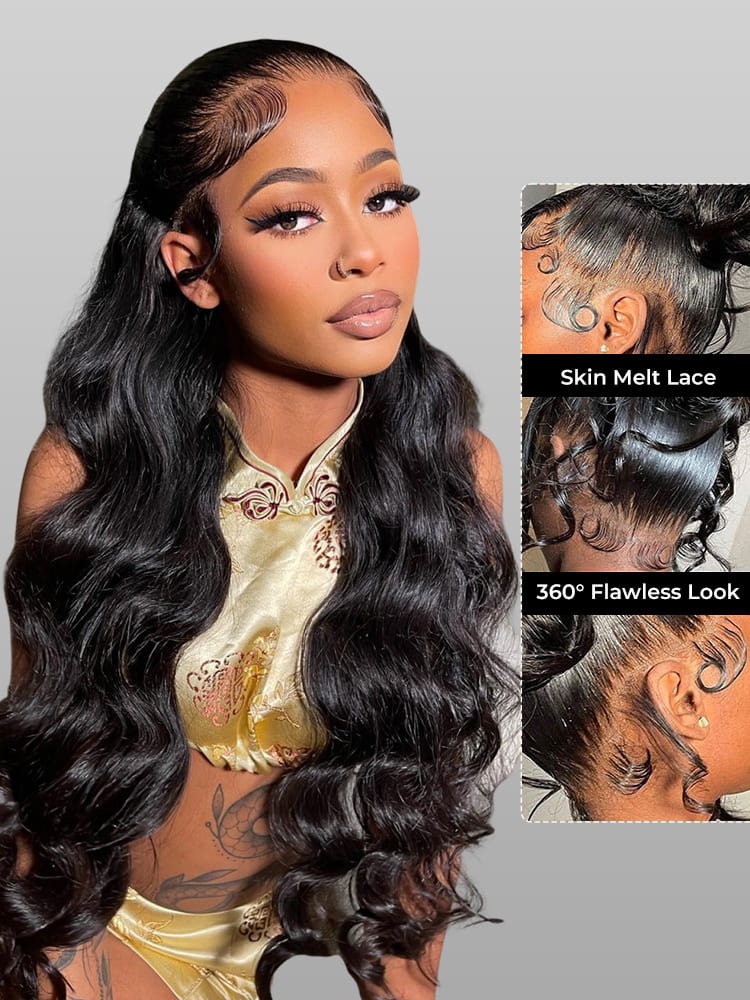 180% Density Full Lace Human Hair Wigs Alipearl Brazilian Body Wave Virgin Hair