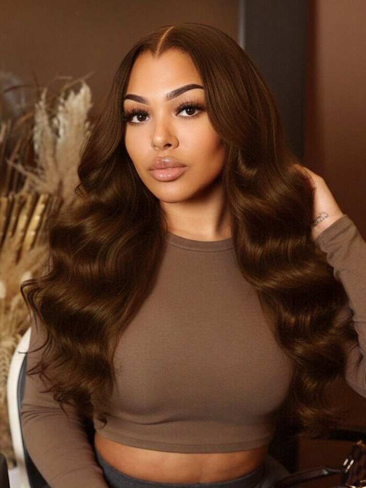 Chocolate Brown Color Wig