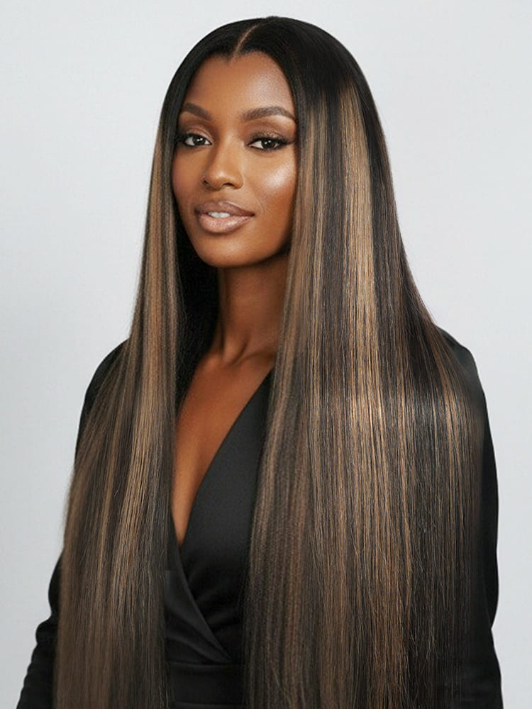 Highlight Straight Lace Front Wig