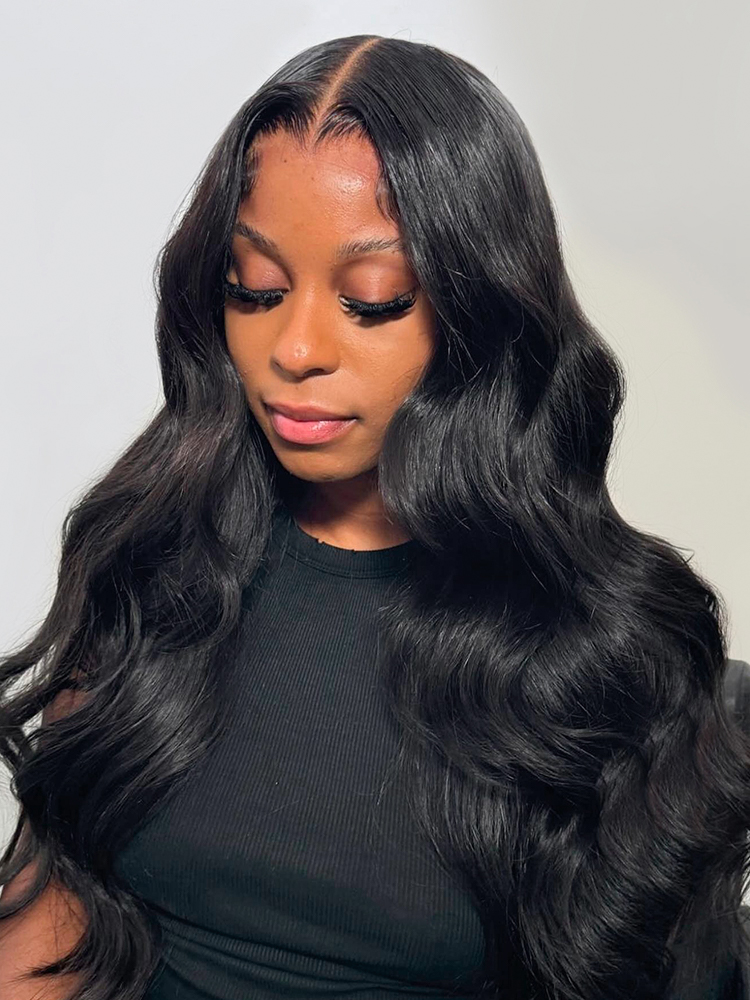 M Shaped Hairline Body Wave Wig