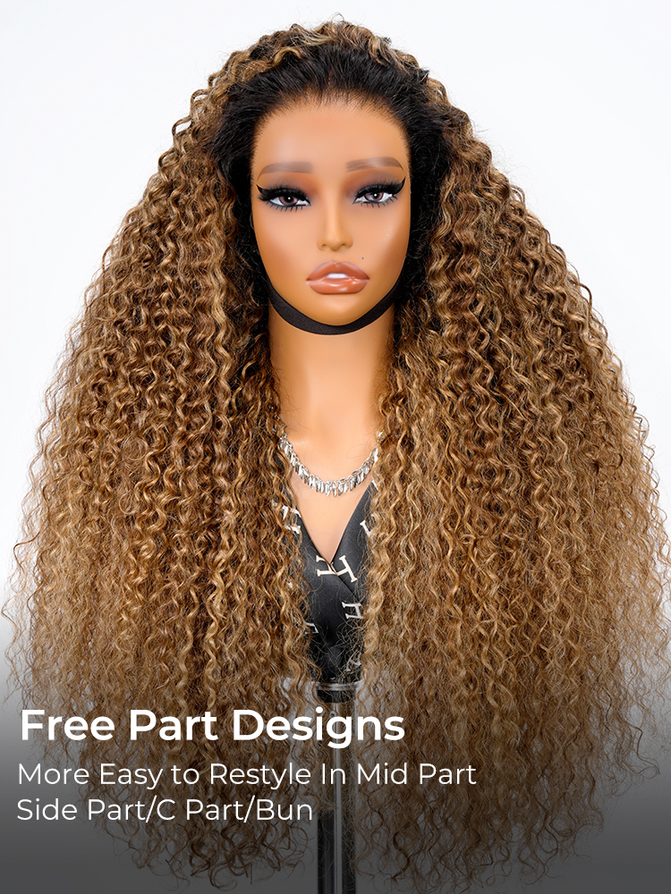 Ombre Brown Colored Wig