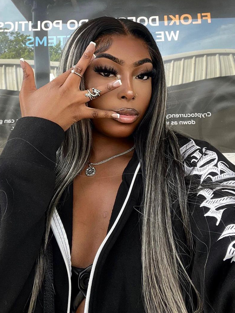 Ombre Colored Straight Wig