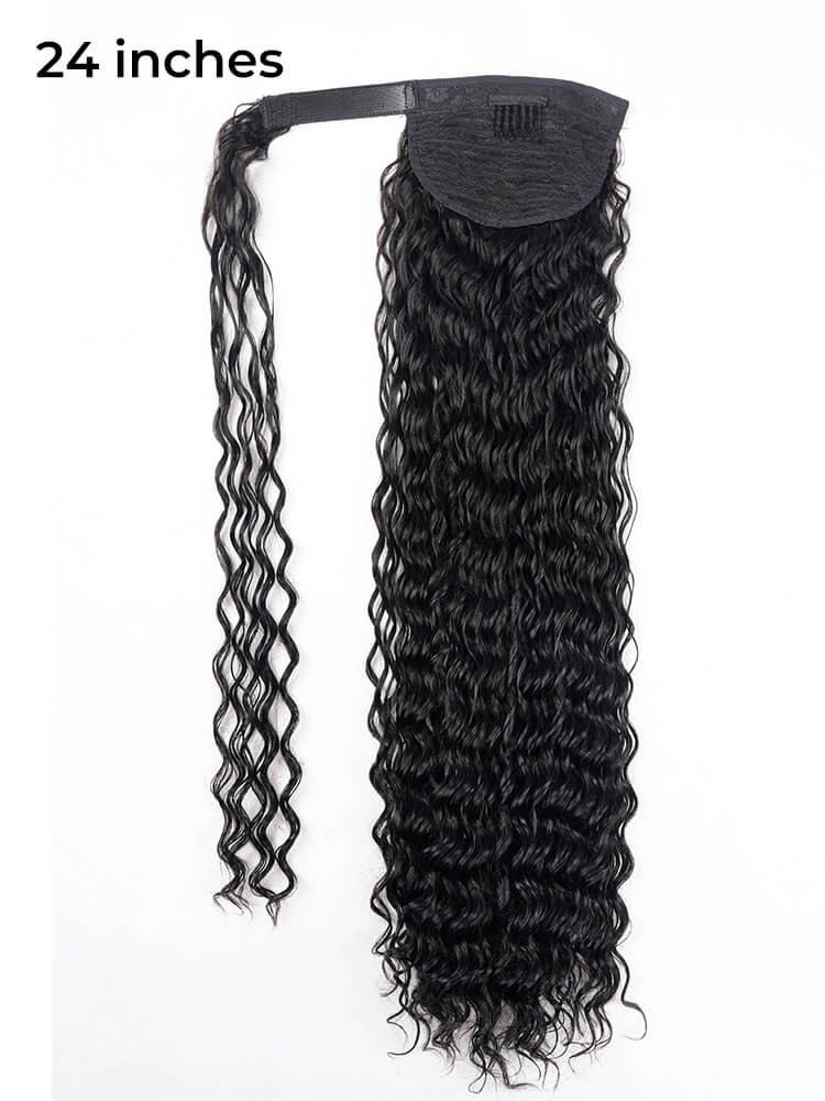 Ponytail Extension With Hair Wrap Around