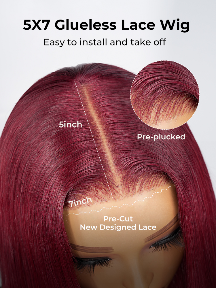  7x5 Lace Wig for Beginners