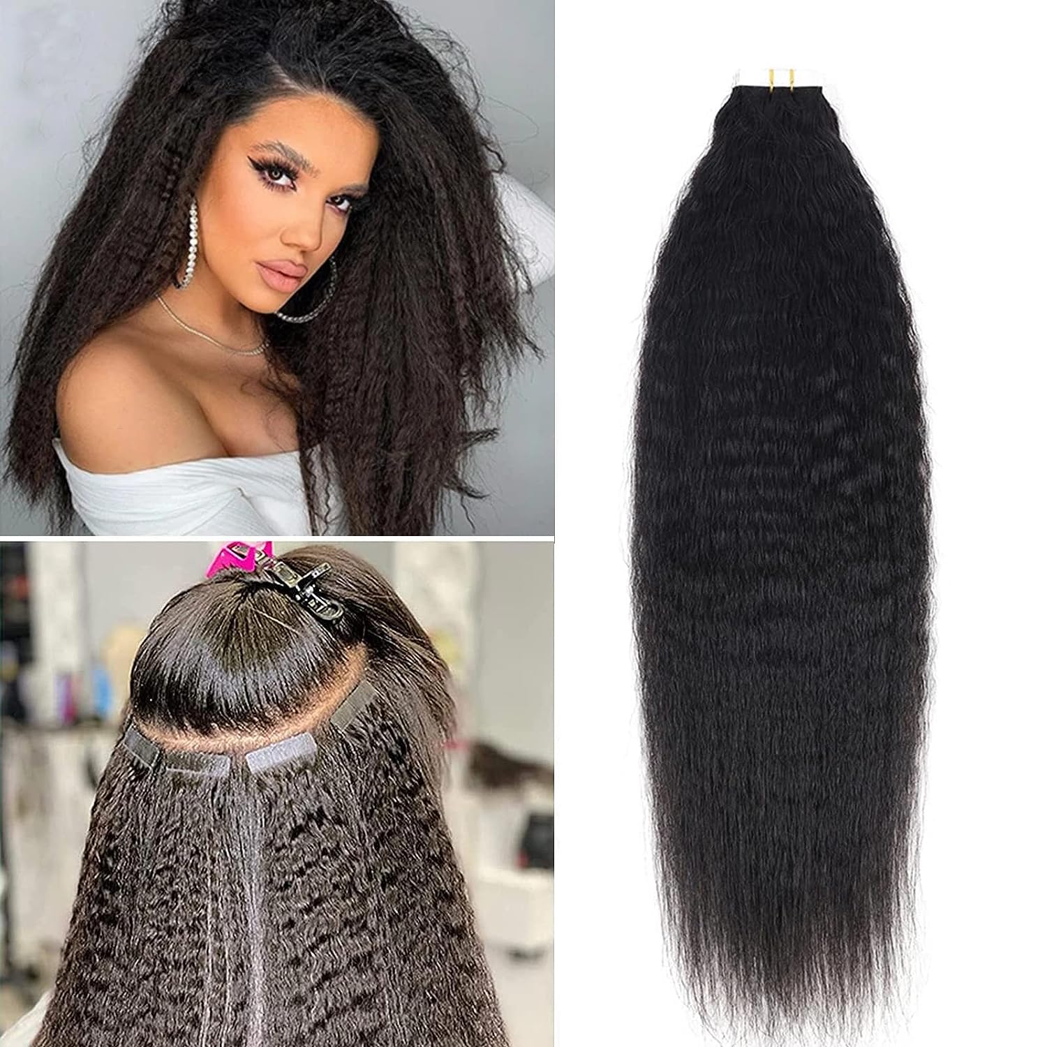 Kinky Straight Hair Extensions