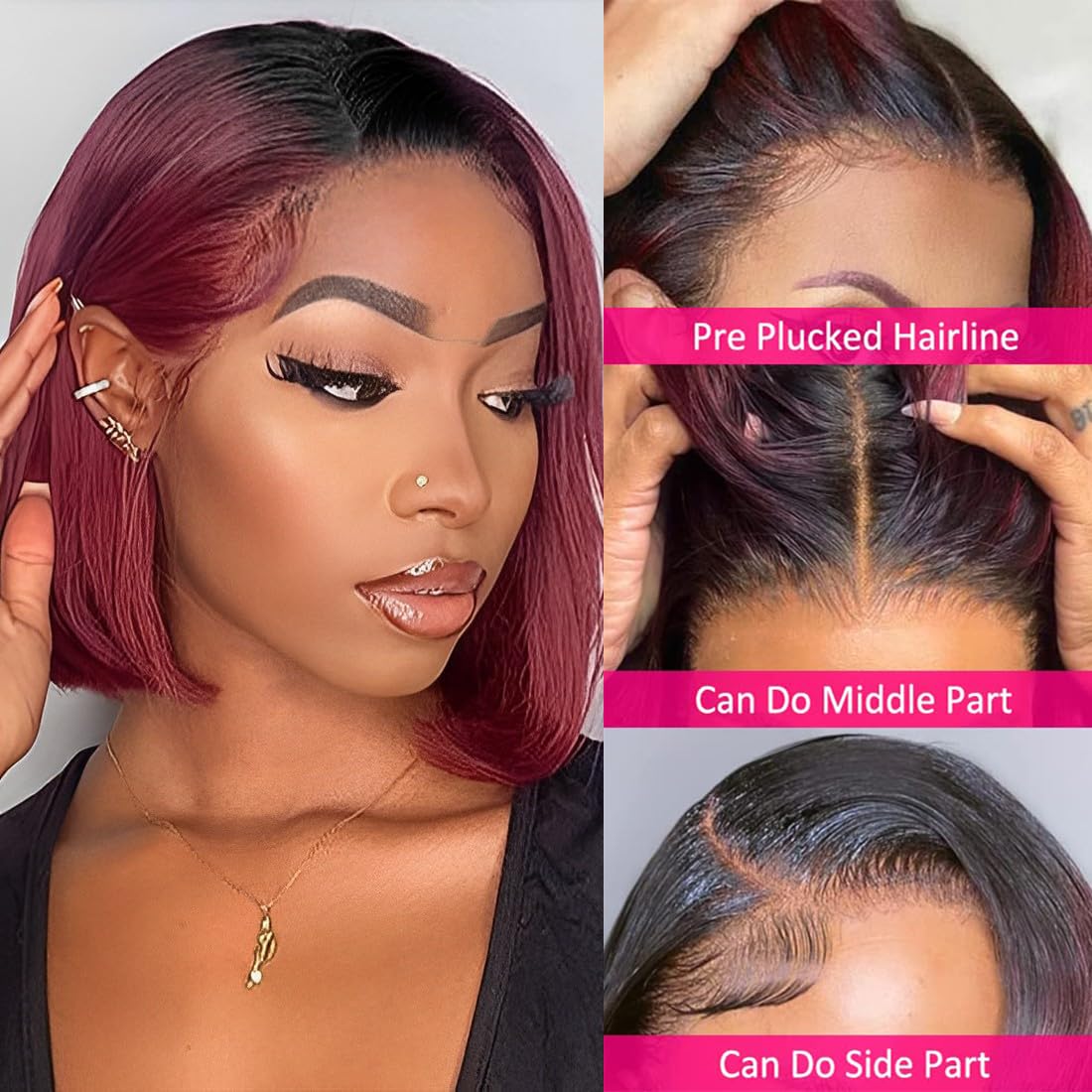 13x4 Bob Wig Human Hair