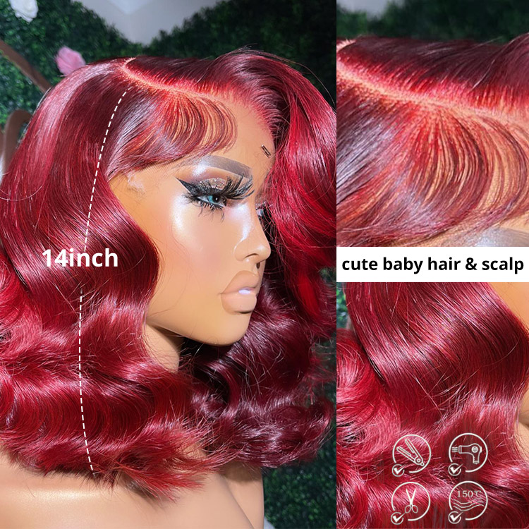 Dark Red Hair Wig