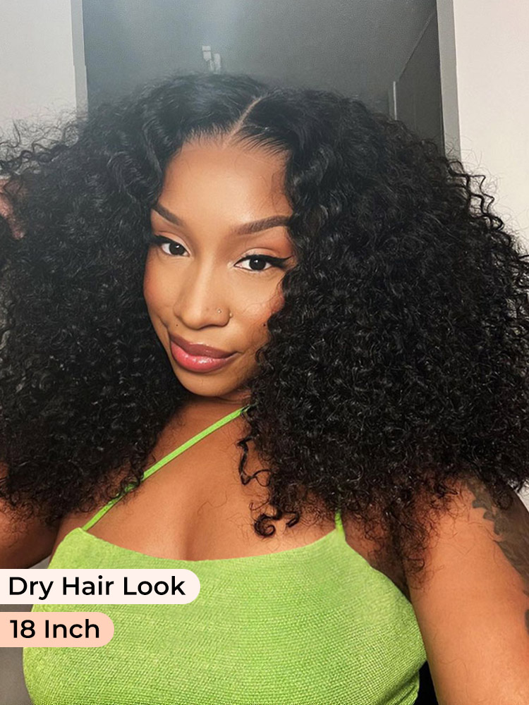 Short curly put on and go