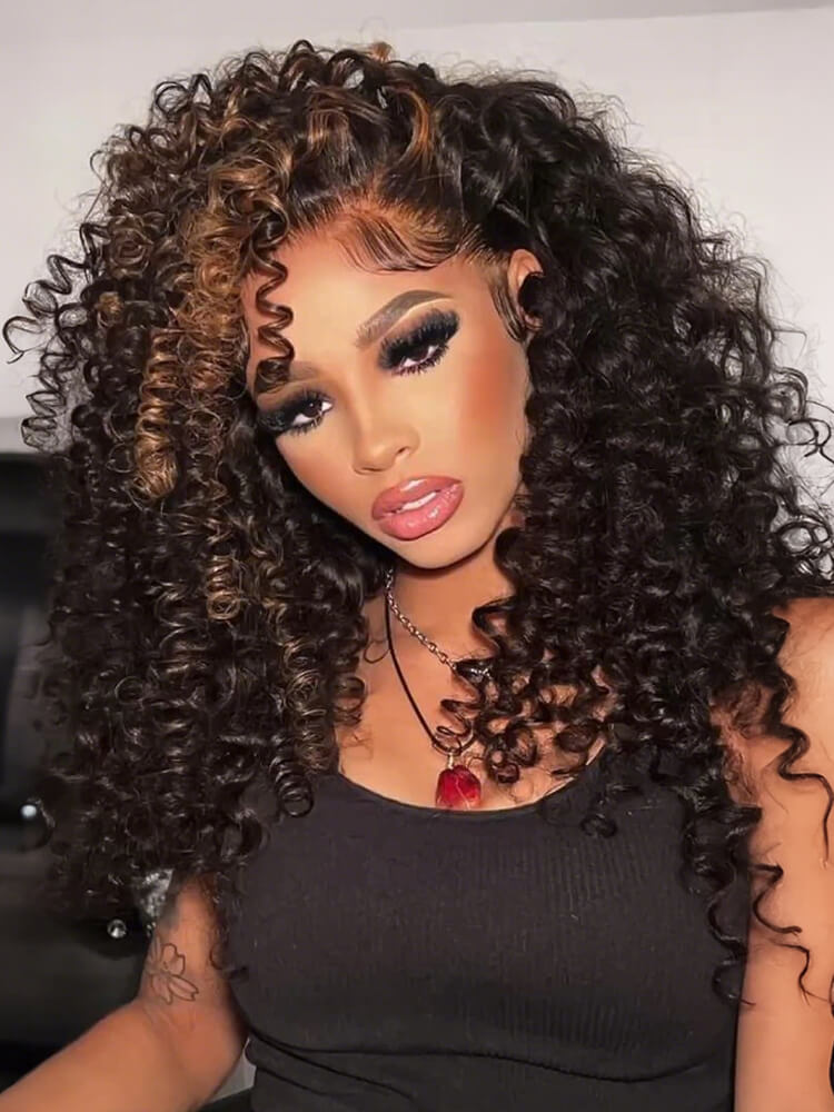 Skunk stripe 13x4 lace frontal wig 