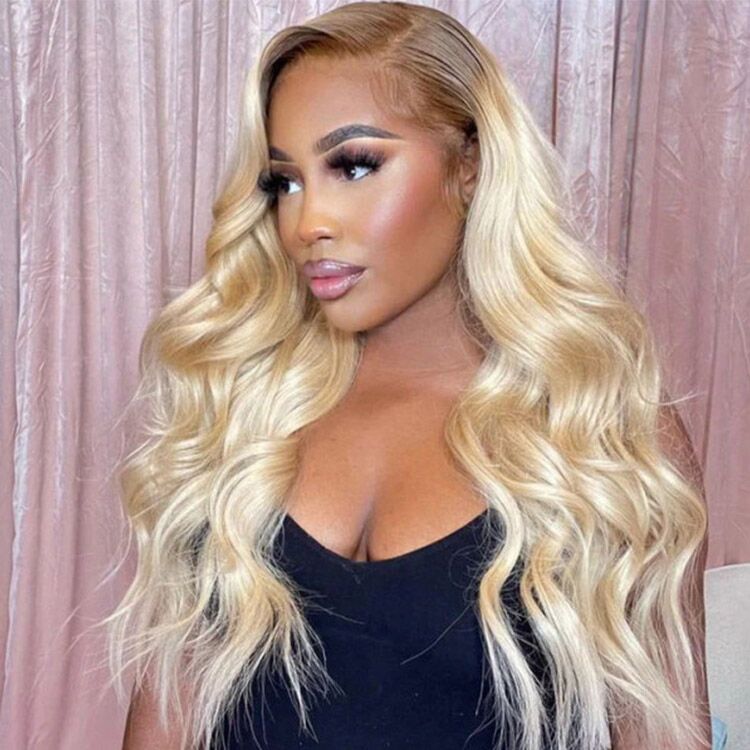 #T4/613 Blonde Body Wave Wig