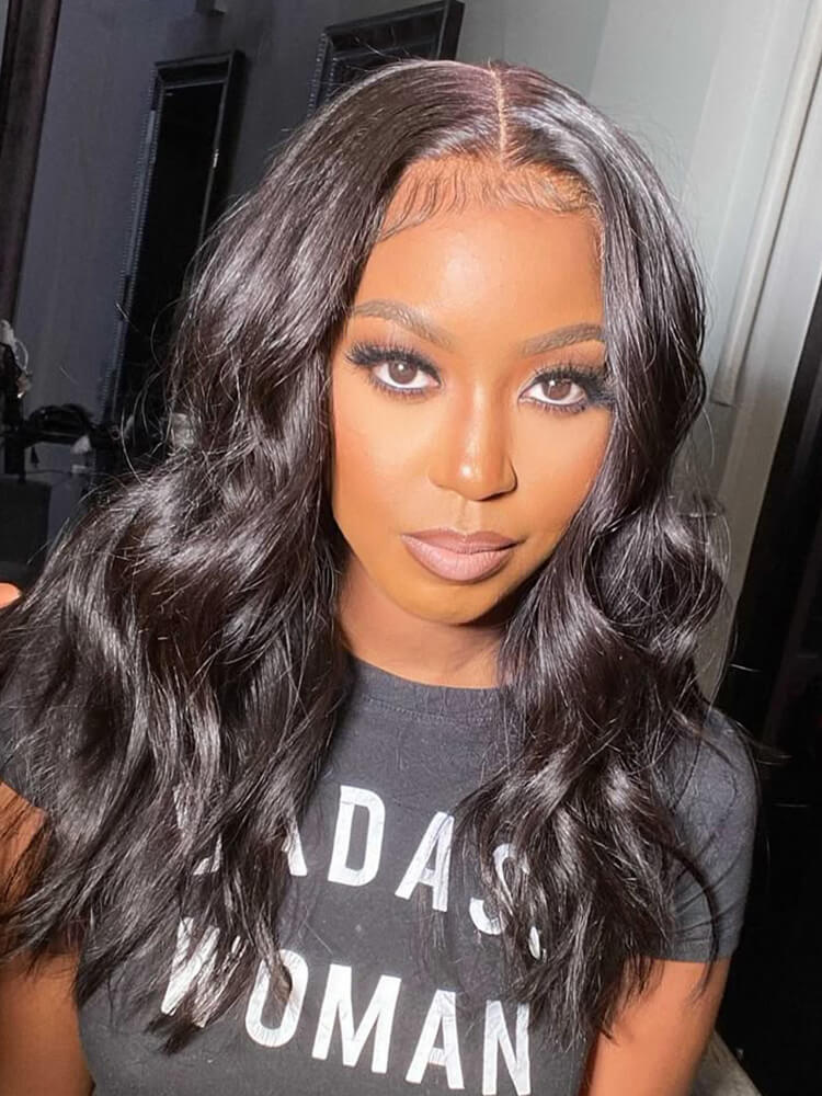 Wig Human Hair for Women 250% Density