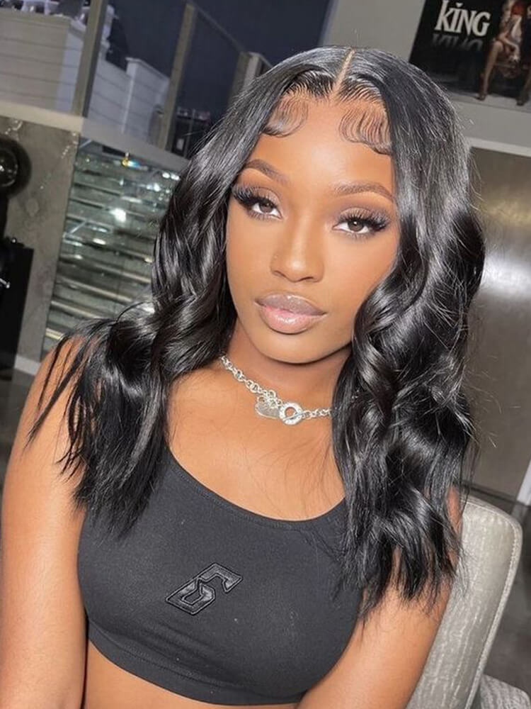Wig With Single Knots Human Hair