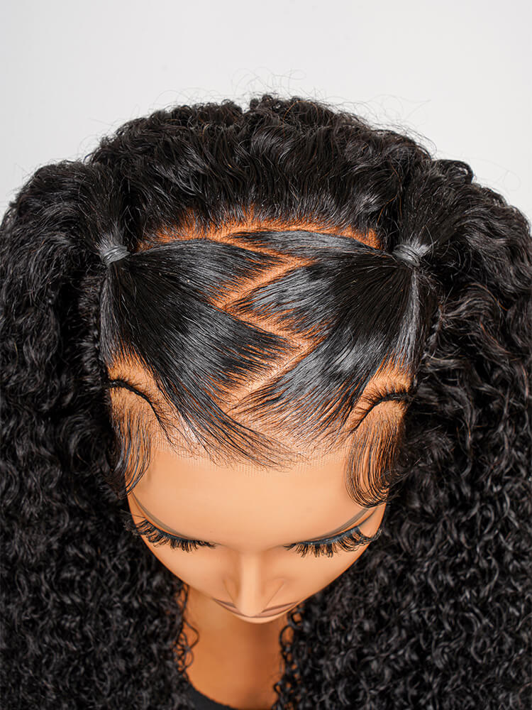 Zig Zag Part Frontal Wig Hair Wig