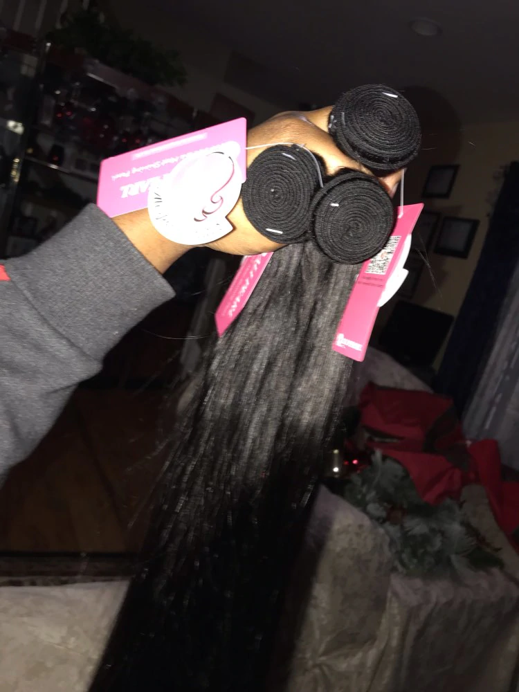 The hair is very soft, the closure wa...