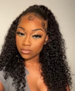 The hair is a true 360 lace wig, it’s...