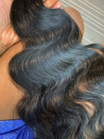 Omg, Hair is super soft and bundles a...
