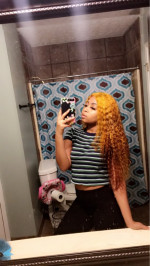 I had this hair dyed and made into a ...