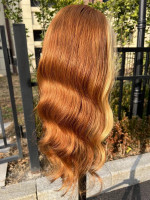 The wig color is gorgeous,happy with ...