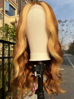 The wig color is gorgeous,happy with ...