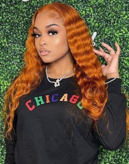 Ginger Wigs Pre Plucked Ginger Lace Front Wigs Human Hair For Sale ...