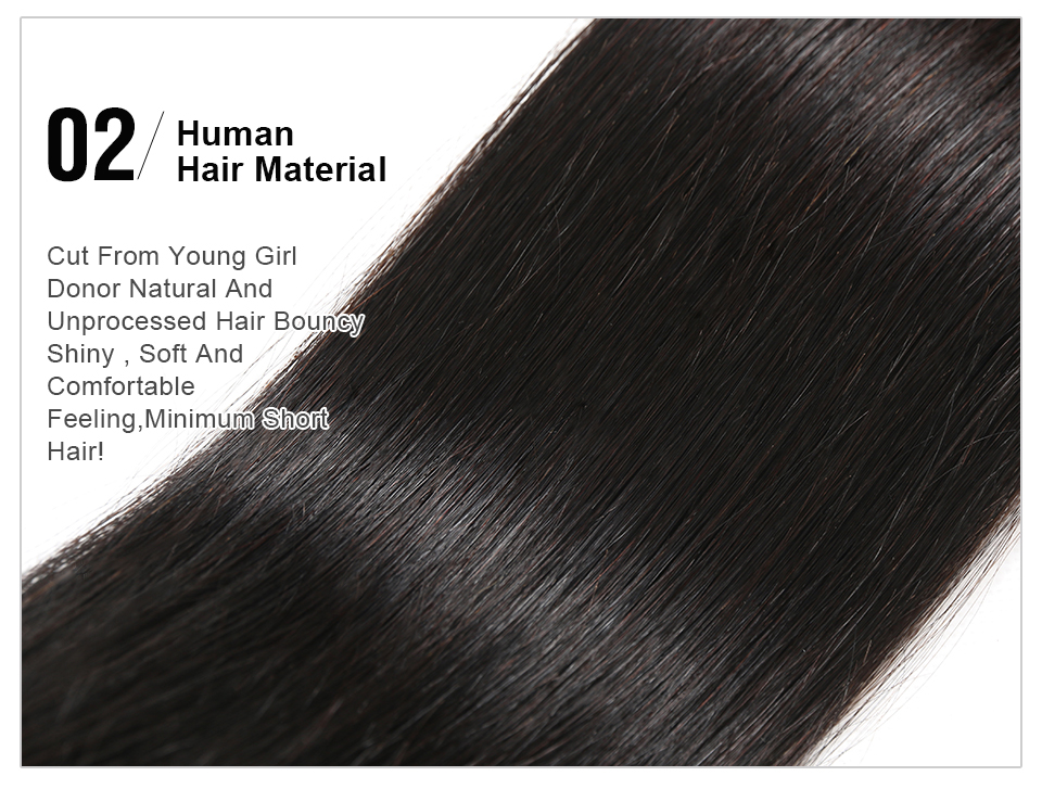 Straight Human Hair Weave
