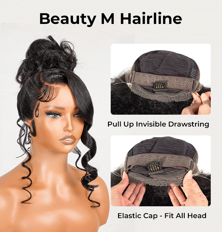 invisible drawstring wigs human hair
