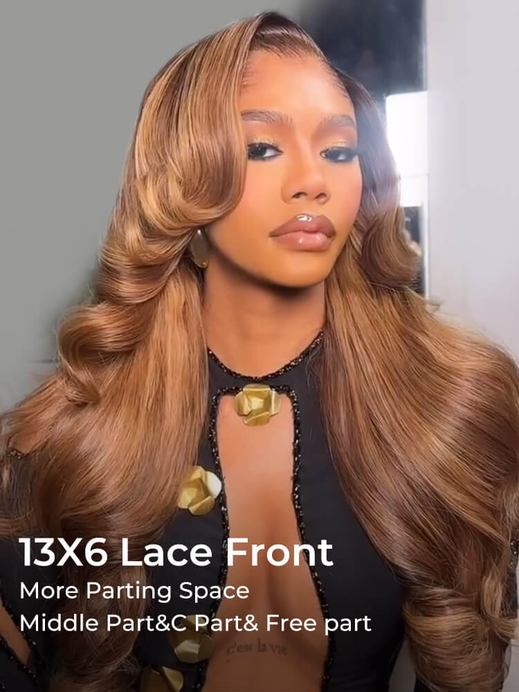 Pre-Plucked Lagos Hairline Lace Frontal Wig 