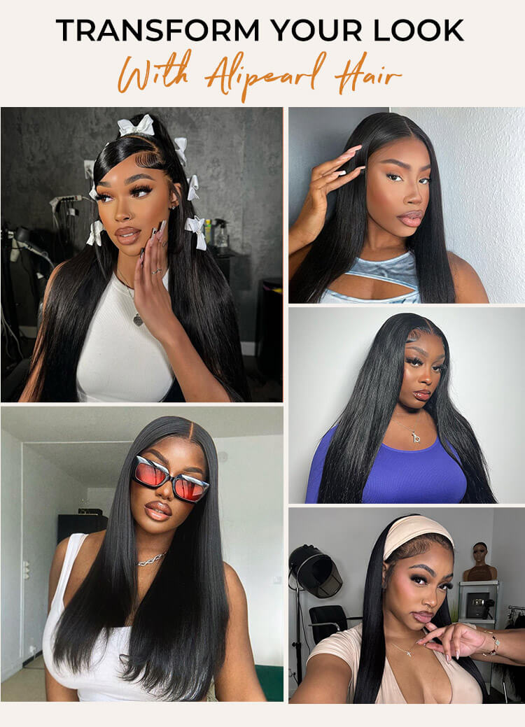 straight lace front wig alipearl