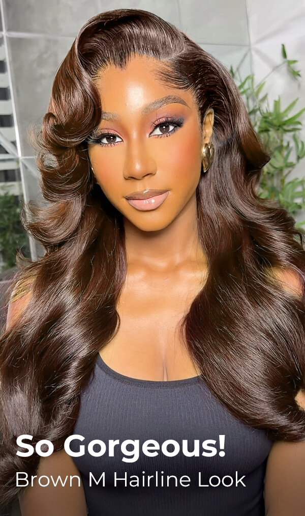 colored body wave wig